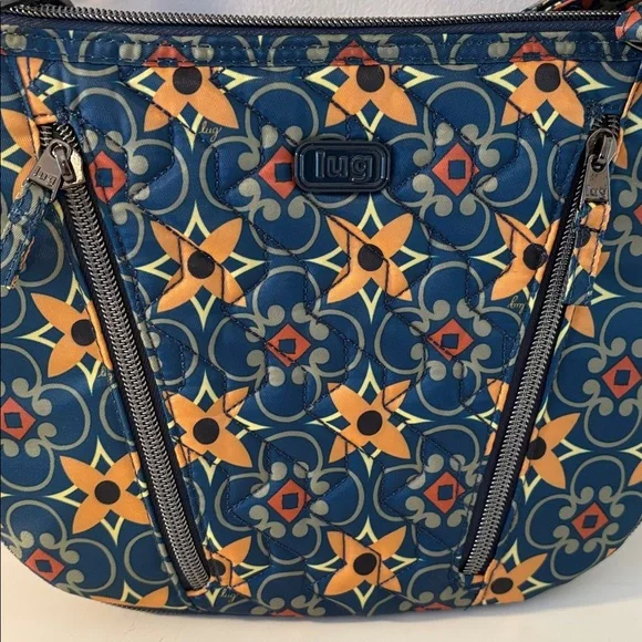 Lug Swivel Crossbody Tiles Teal NWT - Picture 2 of 6